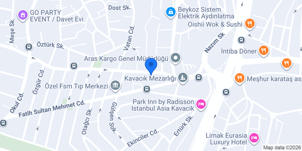 Maydonoz Döner Kavacık konumu