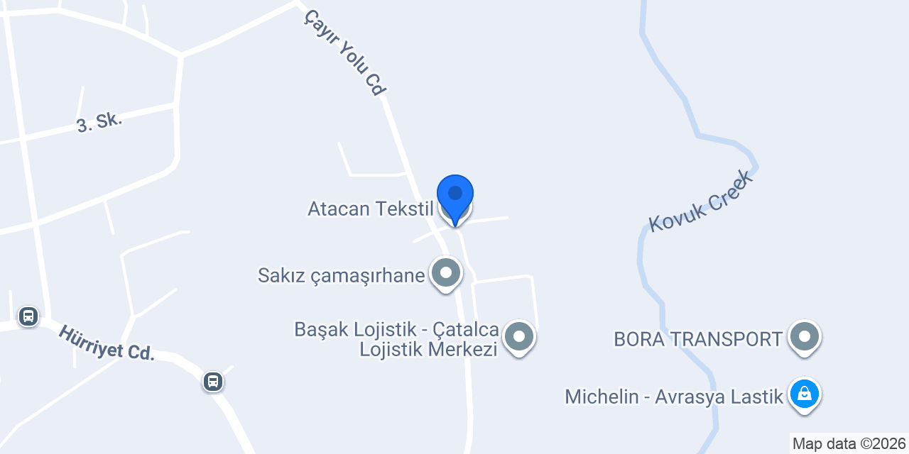 Atacan Tekstil konumu