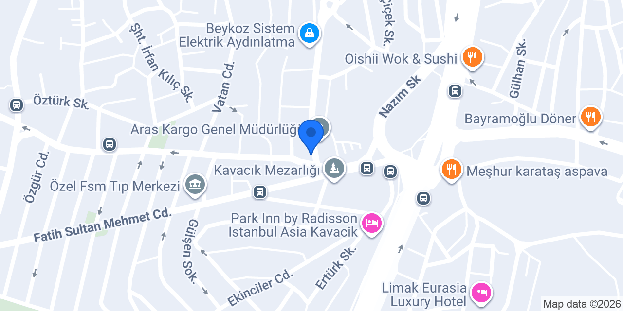 Külünkoğlu Pastanesi konumu