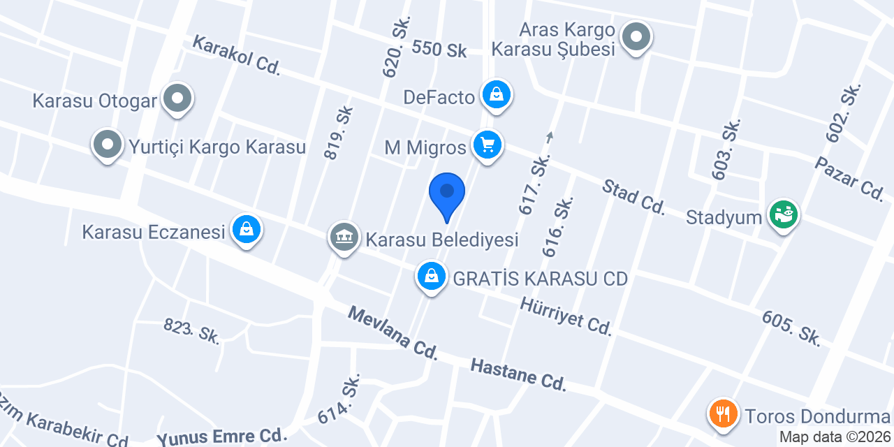 Mutlu Kuaför konumu