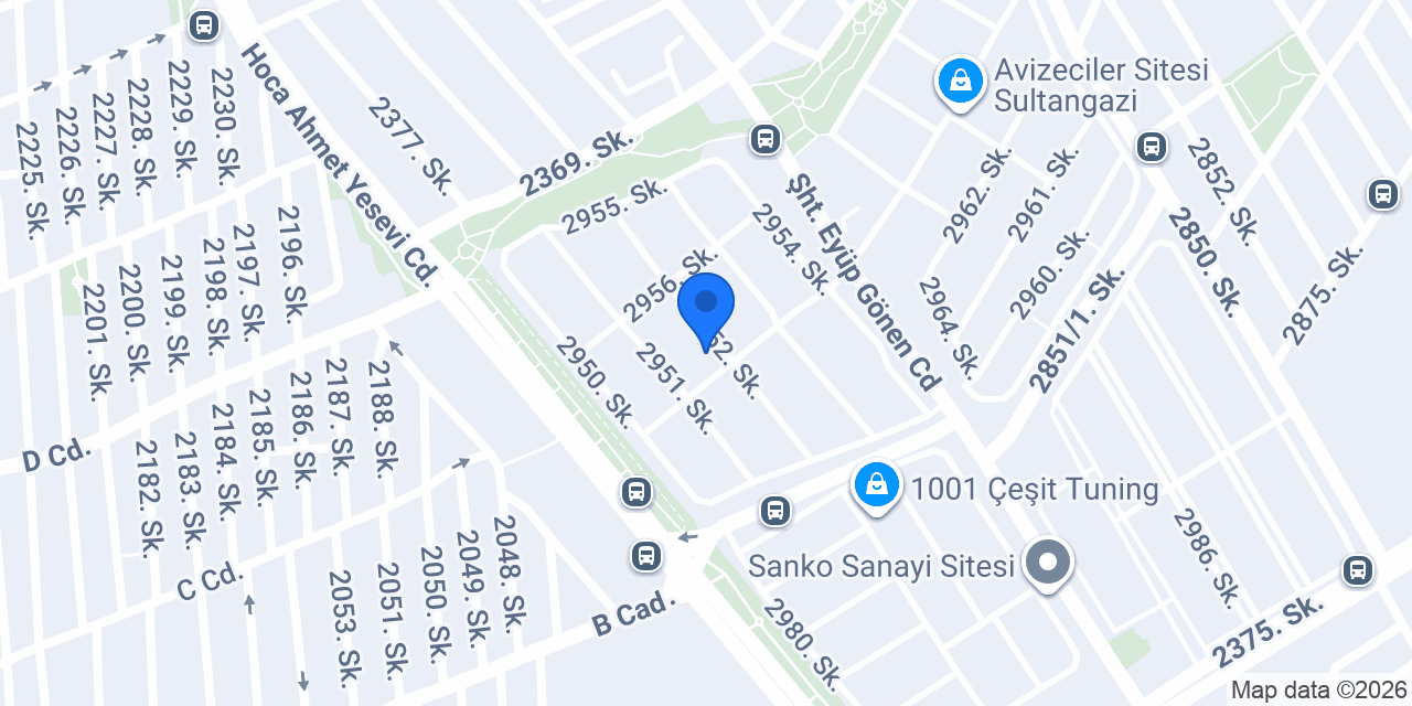 Evidoor Çelik Kapı konumu