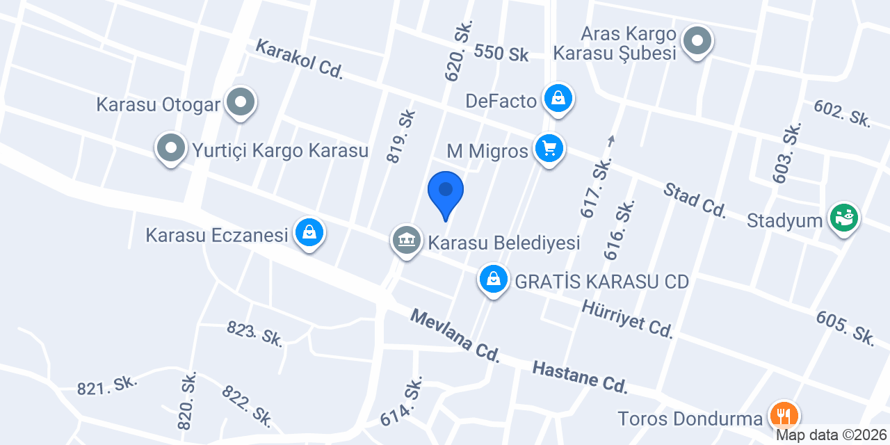 Özel Ateş Sürücü Kursu konumu