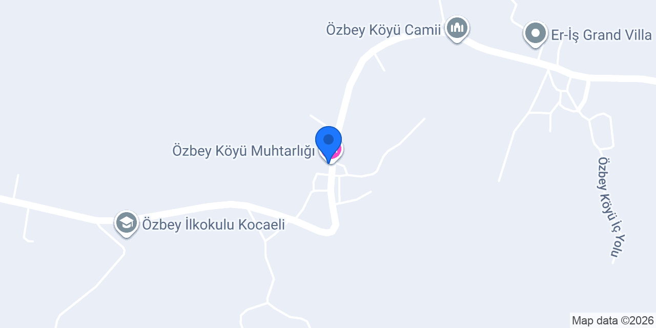 Özbey Köyü Muhtarlığı konumu
