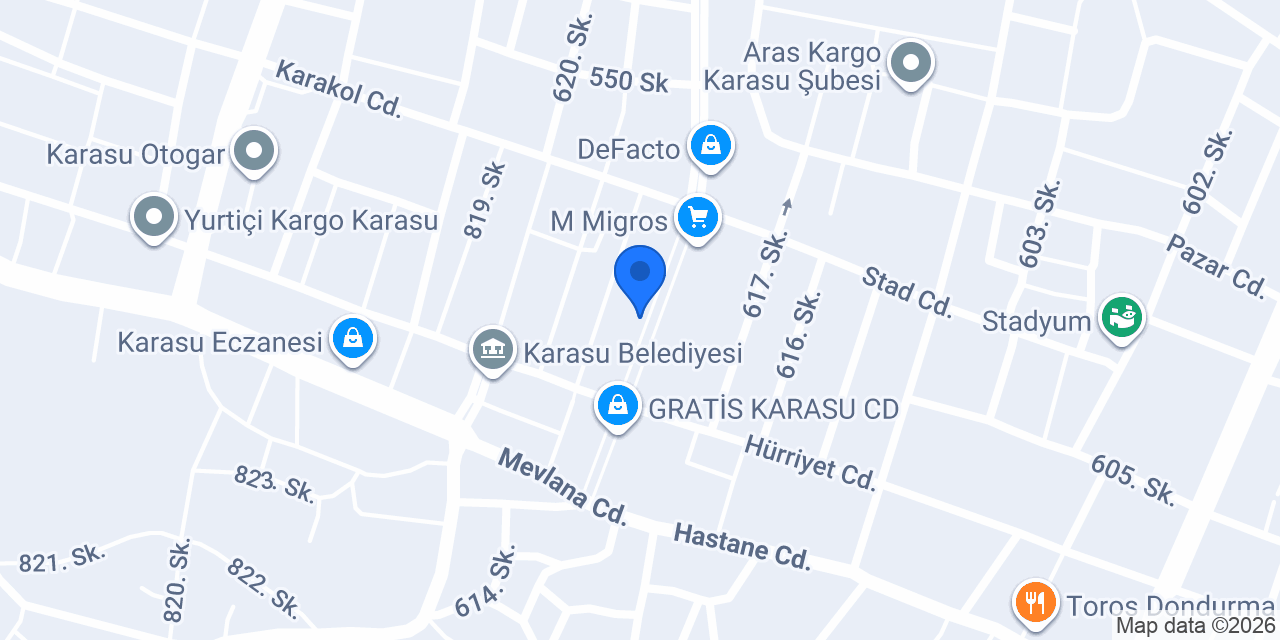 KARACA KARASU konumu
