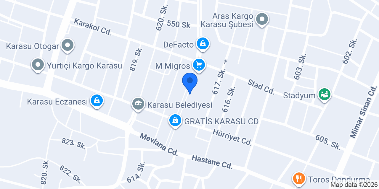 Karasu Ada Kahve konumu