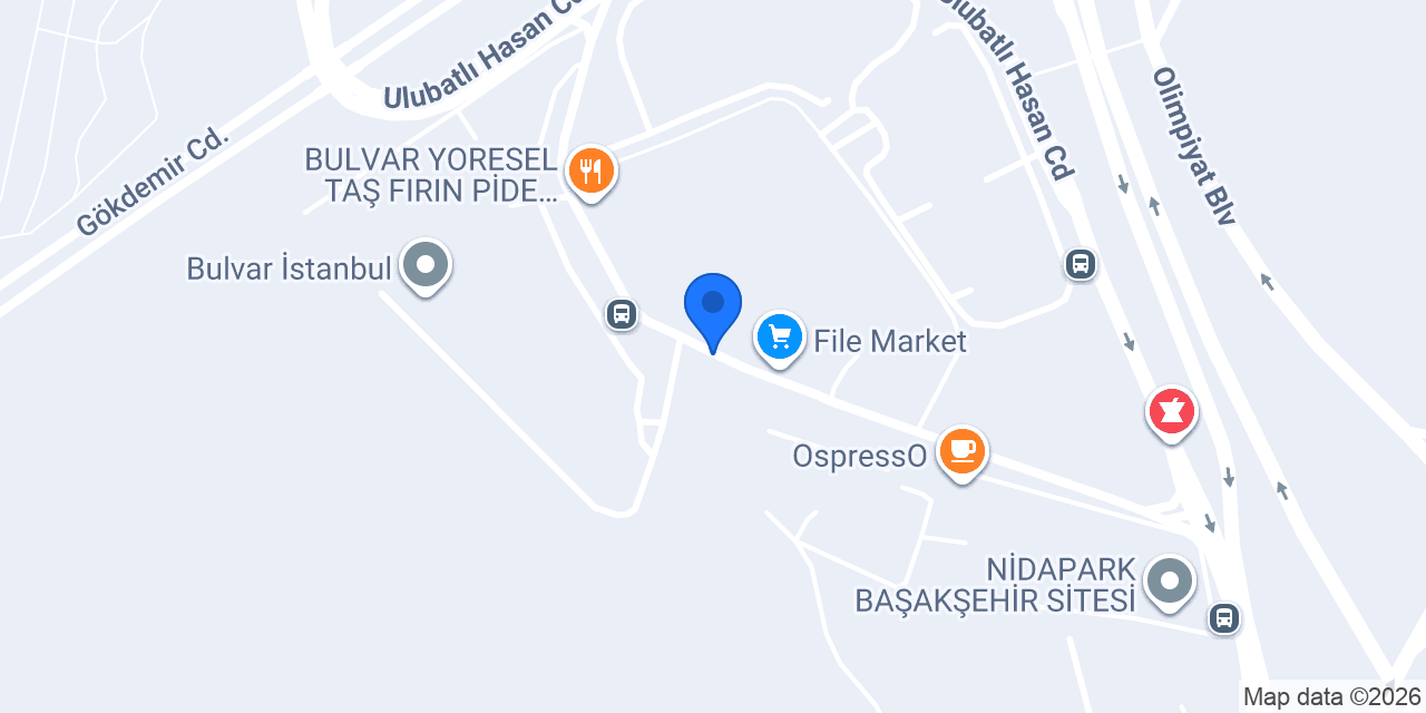 Bulvar İstanbul Eczanesi konumu