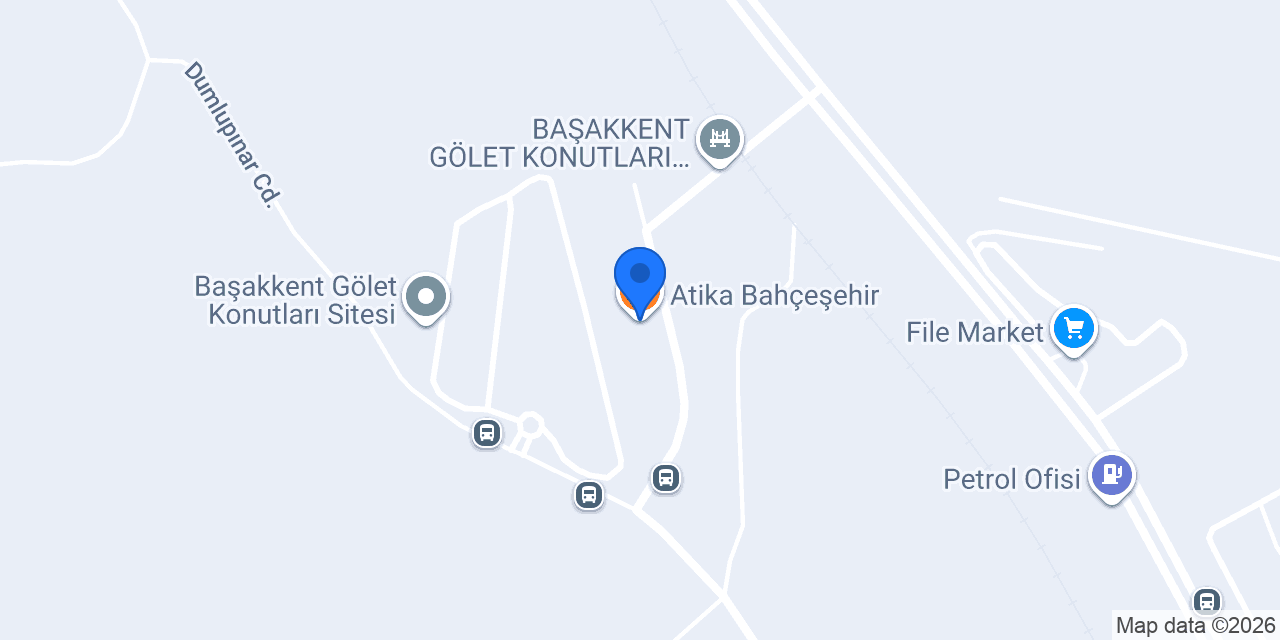 Atika Bahçeşehir konumu