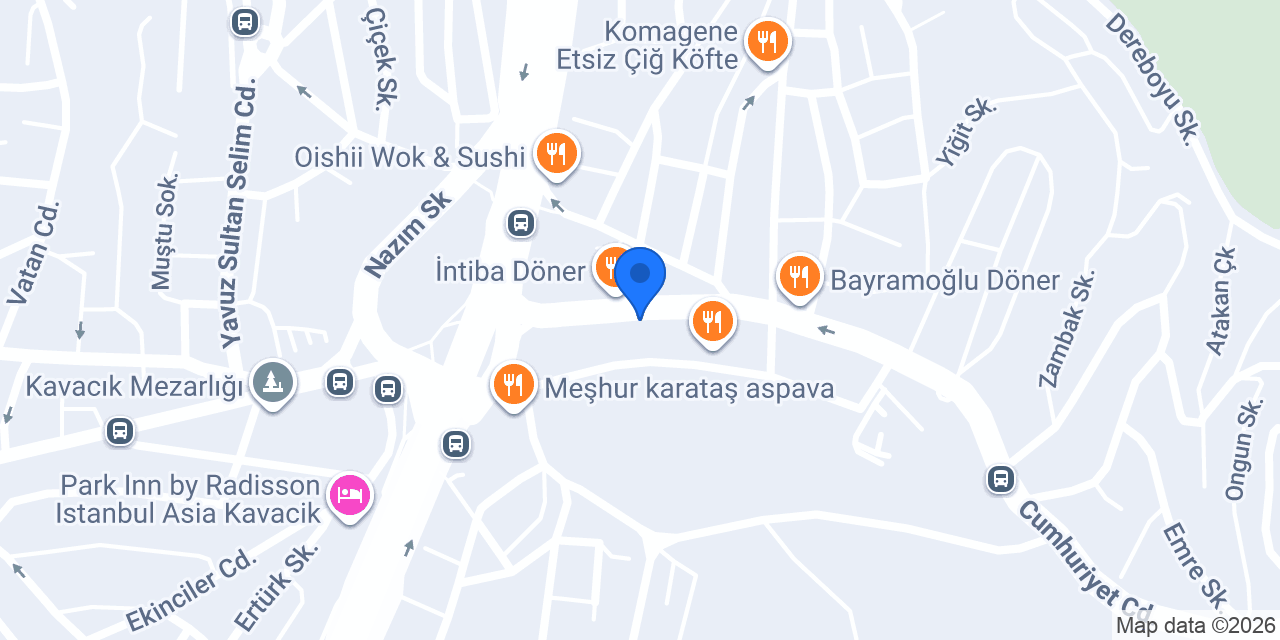 Yapı Kredi - Kavacık Şubesi konumu