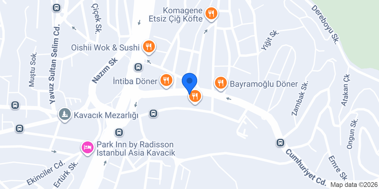 TEB Kavacık Şubesi konumu