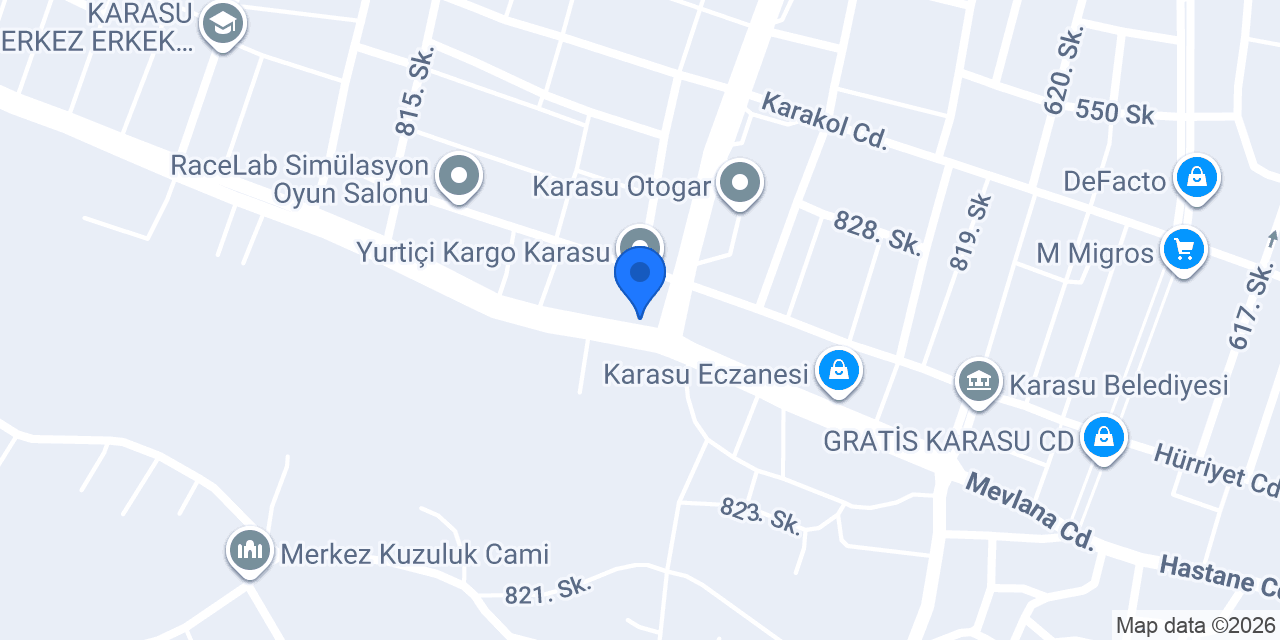 Karasu tekel bayi mavis konumu