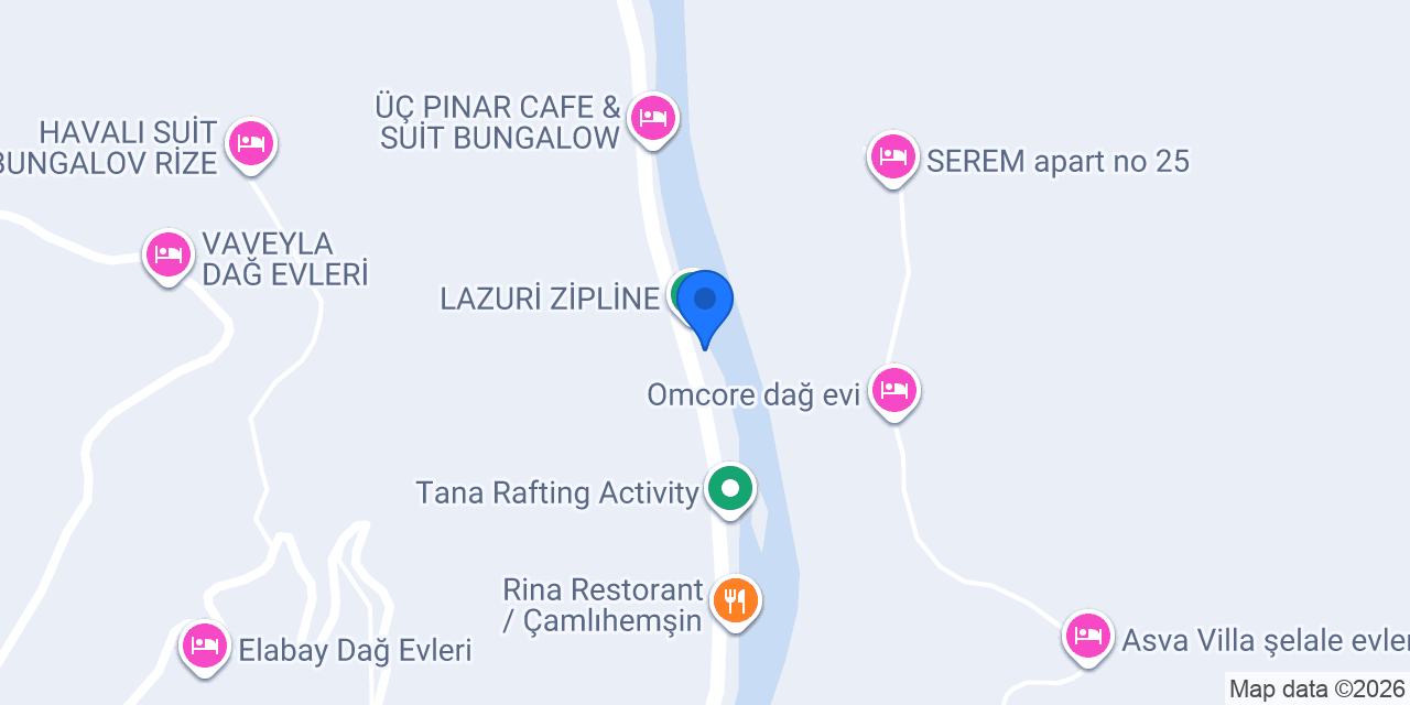 RAFTING CENTER konumu