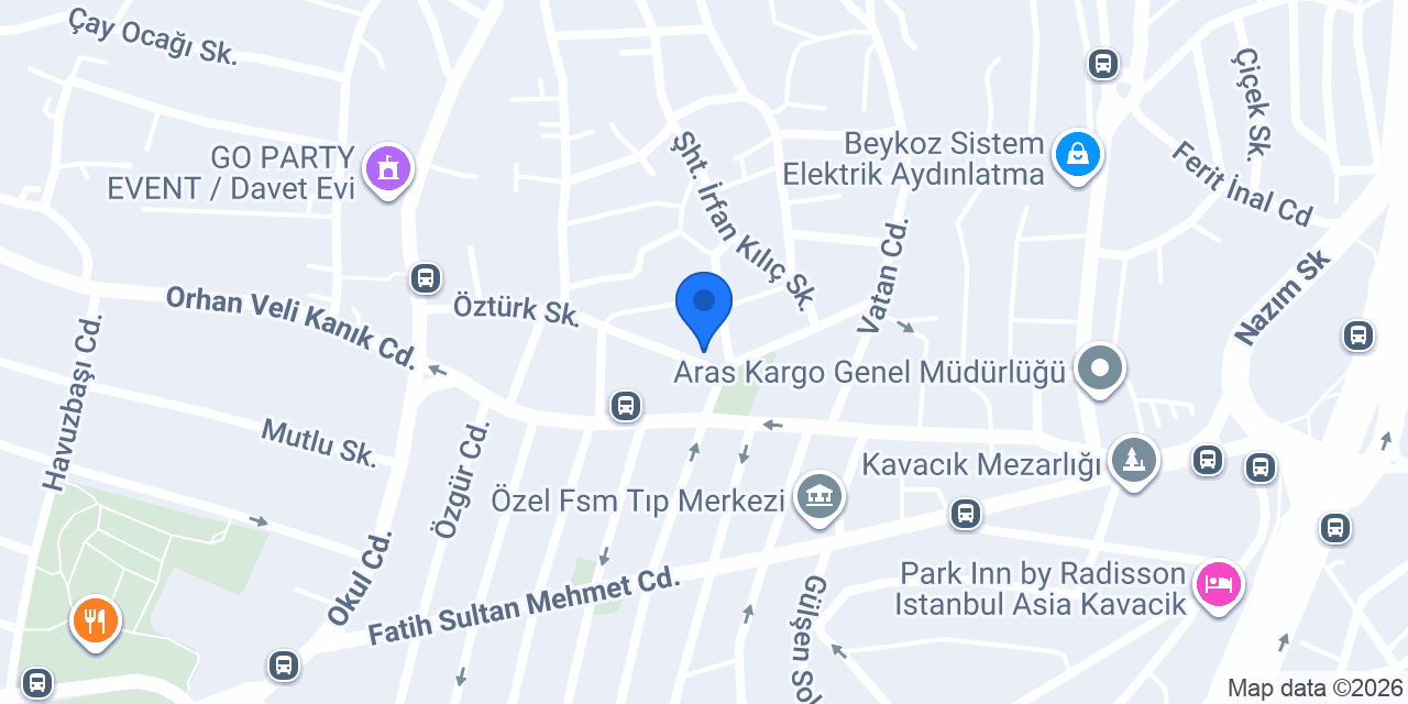 Kavacik Börekçisi konumu