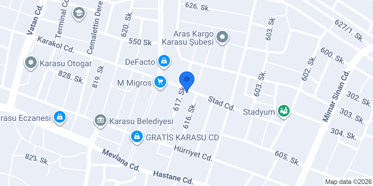 Cihan Altunkaya Çiçekçilik | Karasu konumu