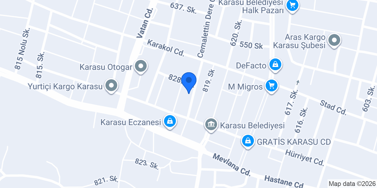 Mini Market konumu