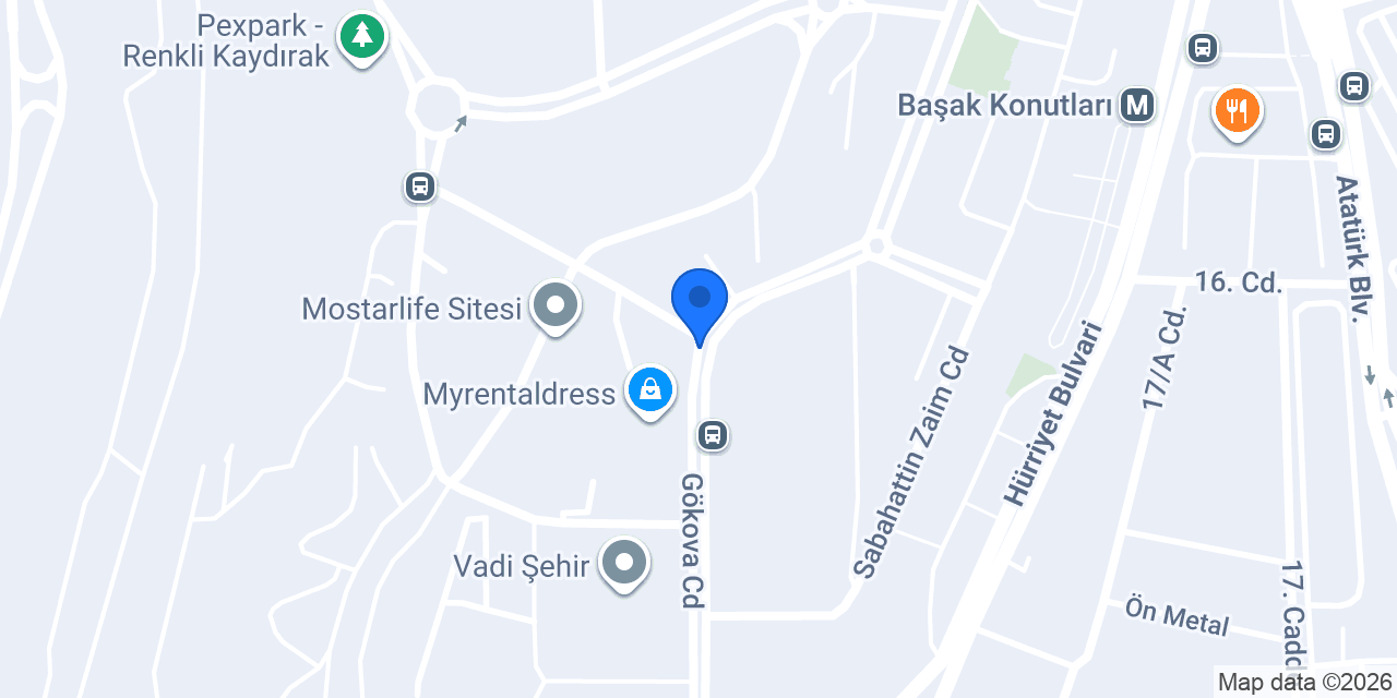 Güneli Fırın Başakşehir Mosterlife konumu
