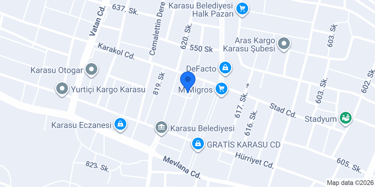 Karasu Doğukan Genç Çiçekçilik konumu