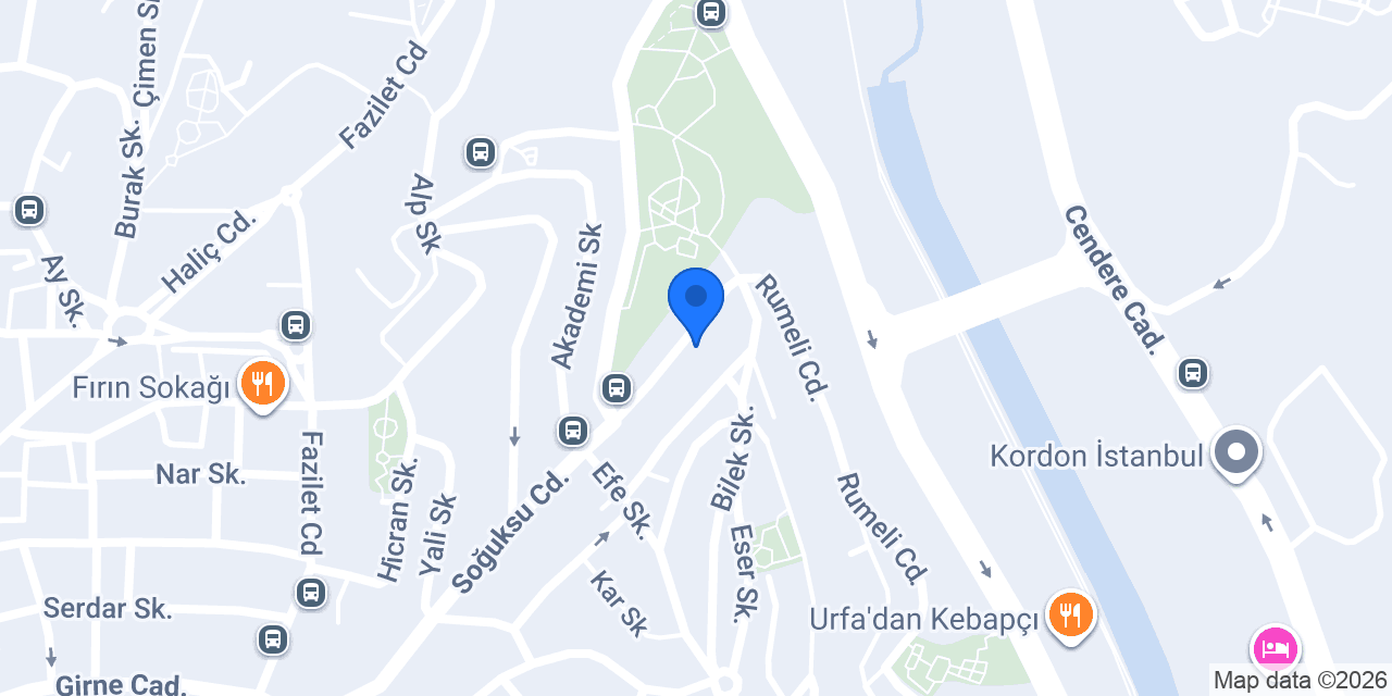 Cam Atölyesi konumu