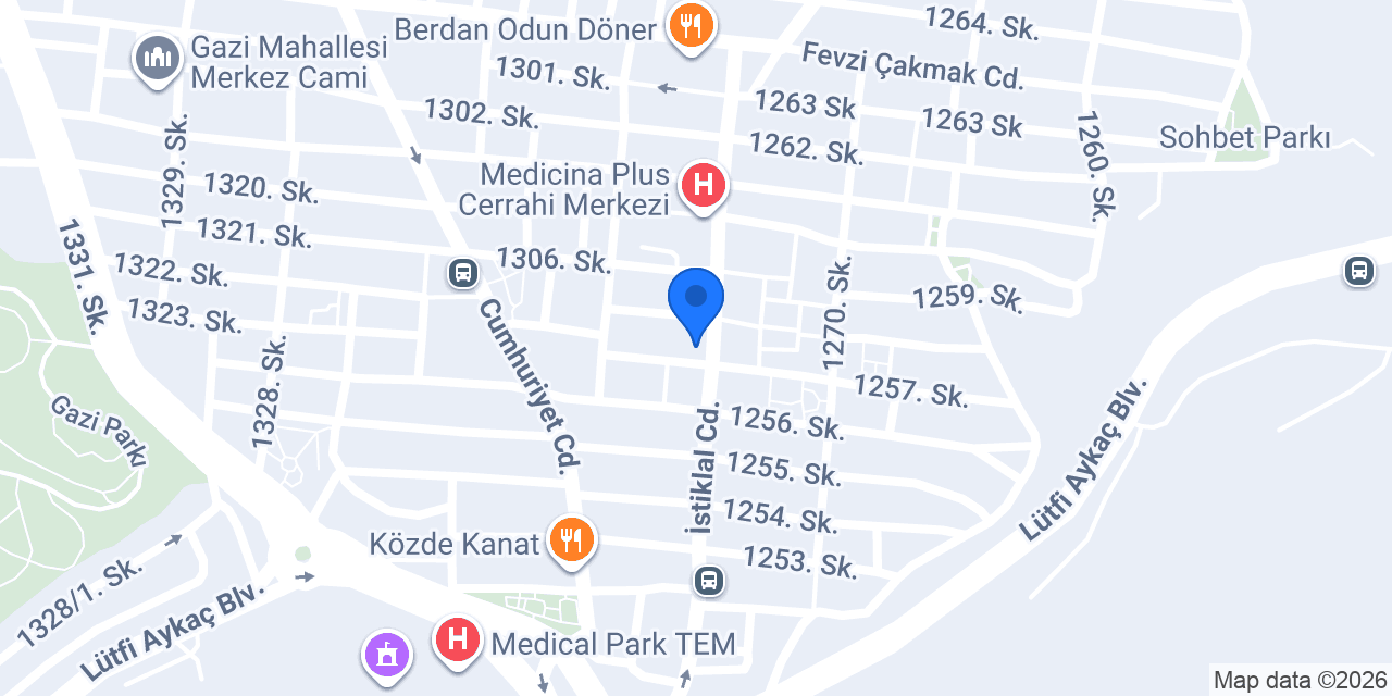 Dönerci Rıza Usta konumu