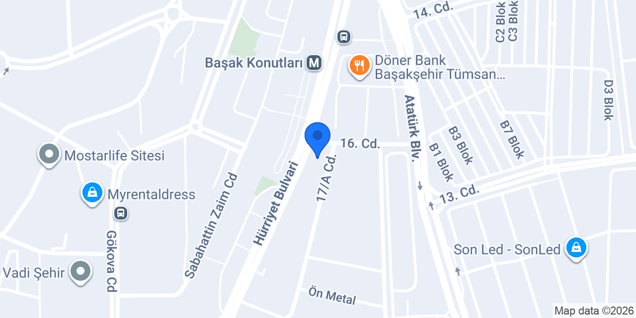 BAŞAK OTOMOTİV Lastik & Bakım konumu