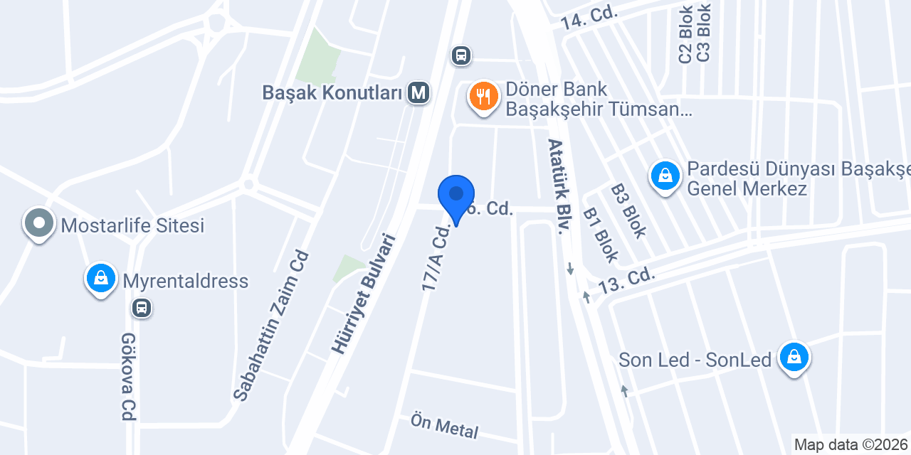 DUSHAX PLASTİK ÜRÜNLERİ VE YAPI MALZEMELERİ SAN. TİC. LTD. ŞTİ. konumu