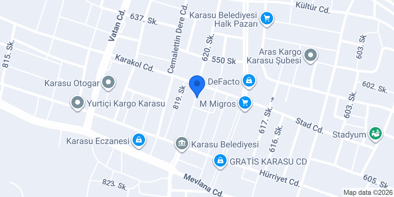 Abaşoğlu Mobilya konumu