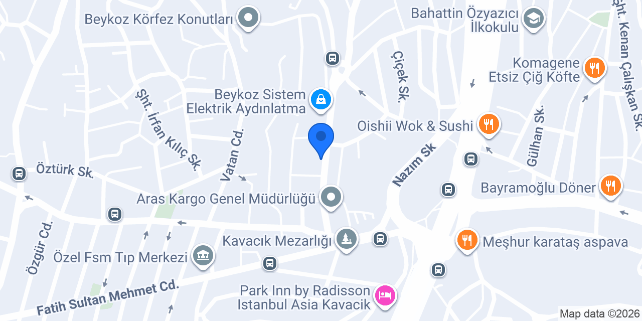TEYİNOKS konumu