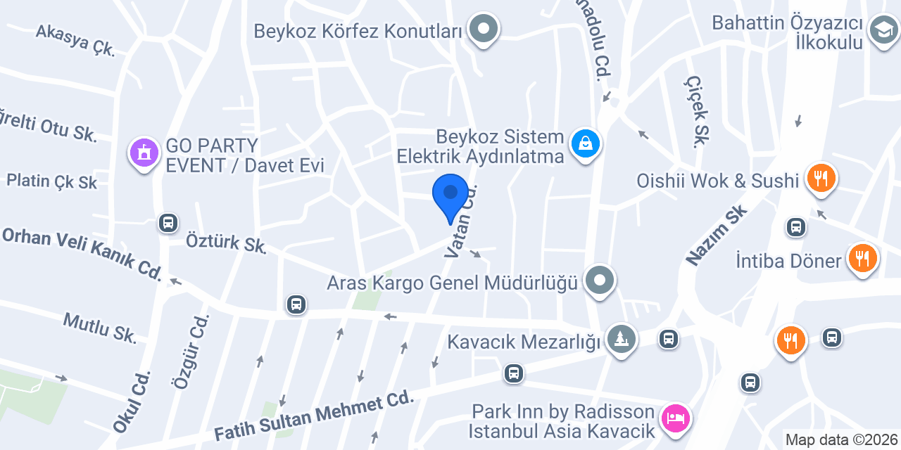 UZMAN DOKTOR DILEK AKÇA ERZENGIN konumu