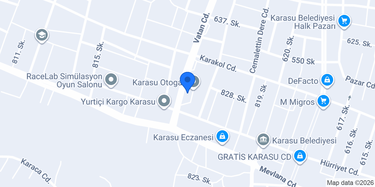 Karasu Tur konumu