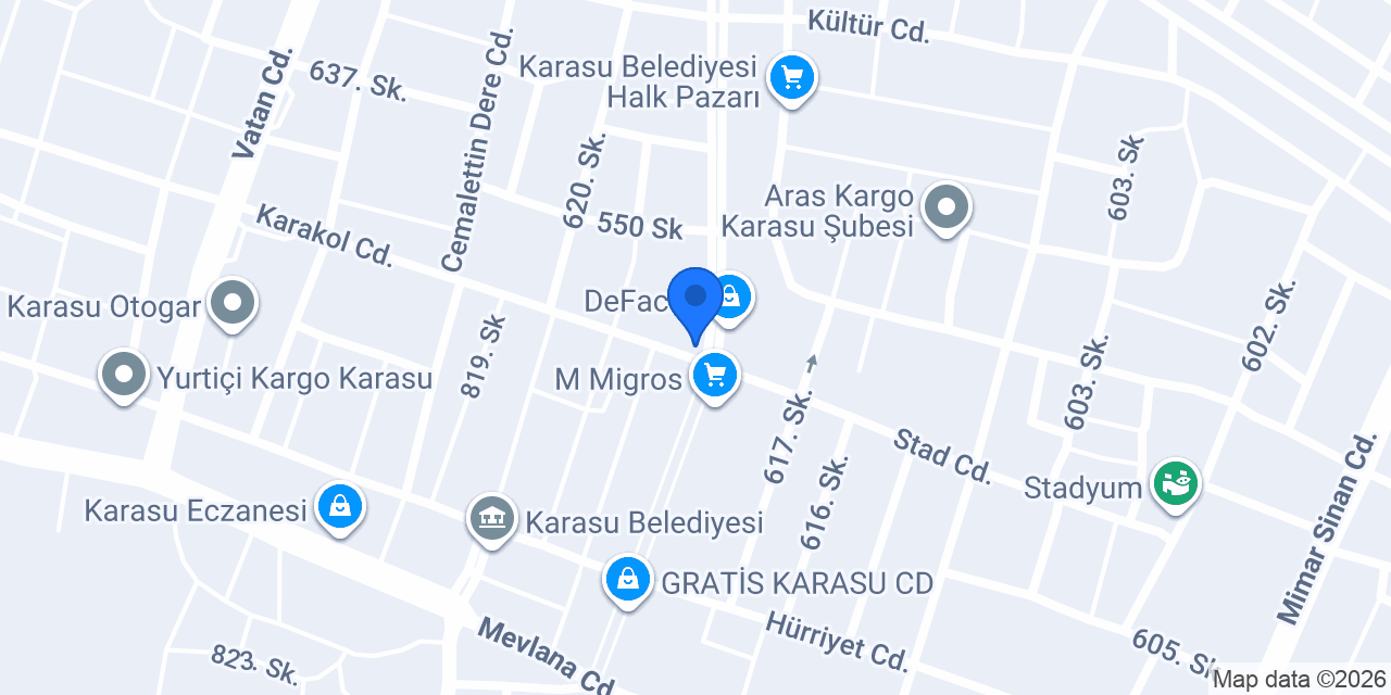 Karasu Kuaför Esin konumu