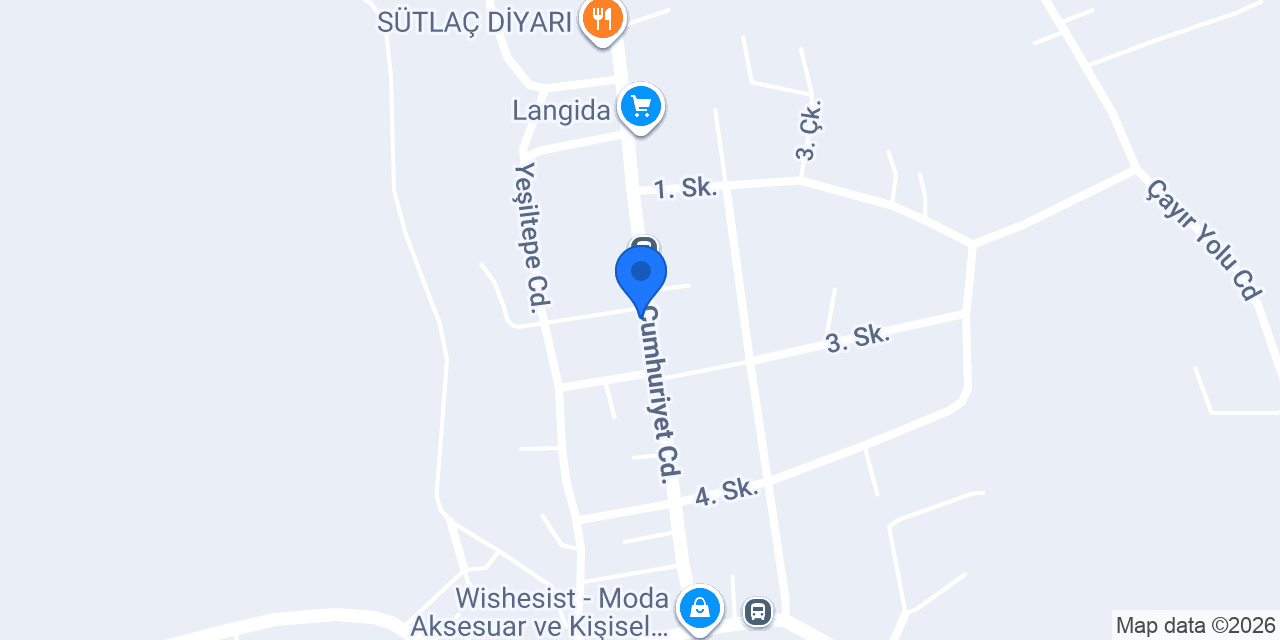 Çatalca Sürücü Kursu konumu