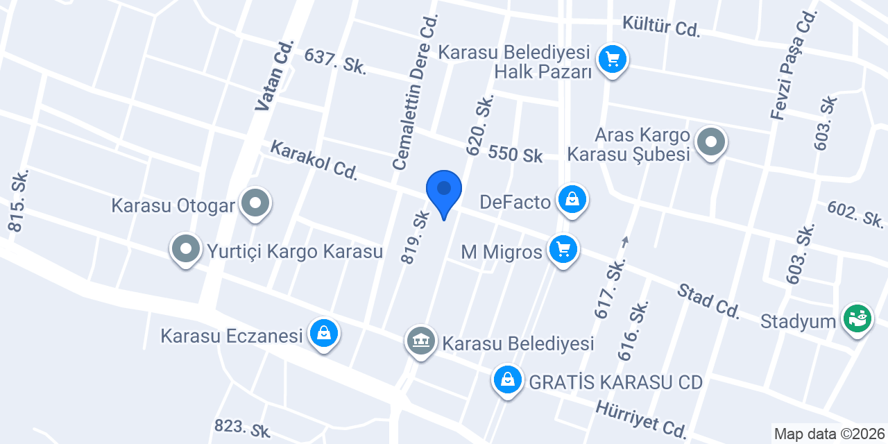 erkanlar rent a car konumu