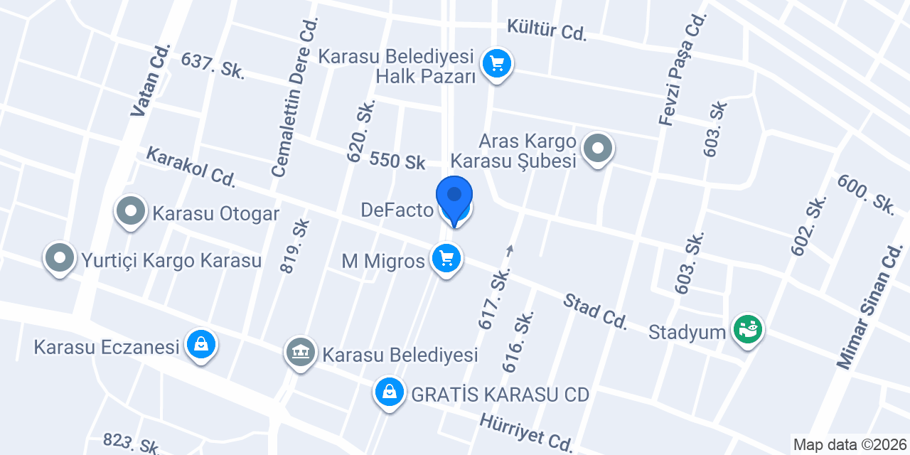 DeFacto konumu