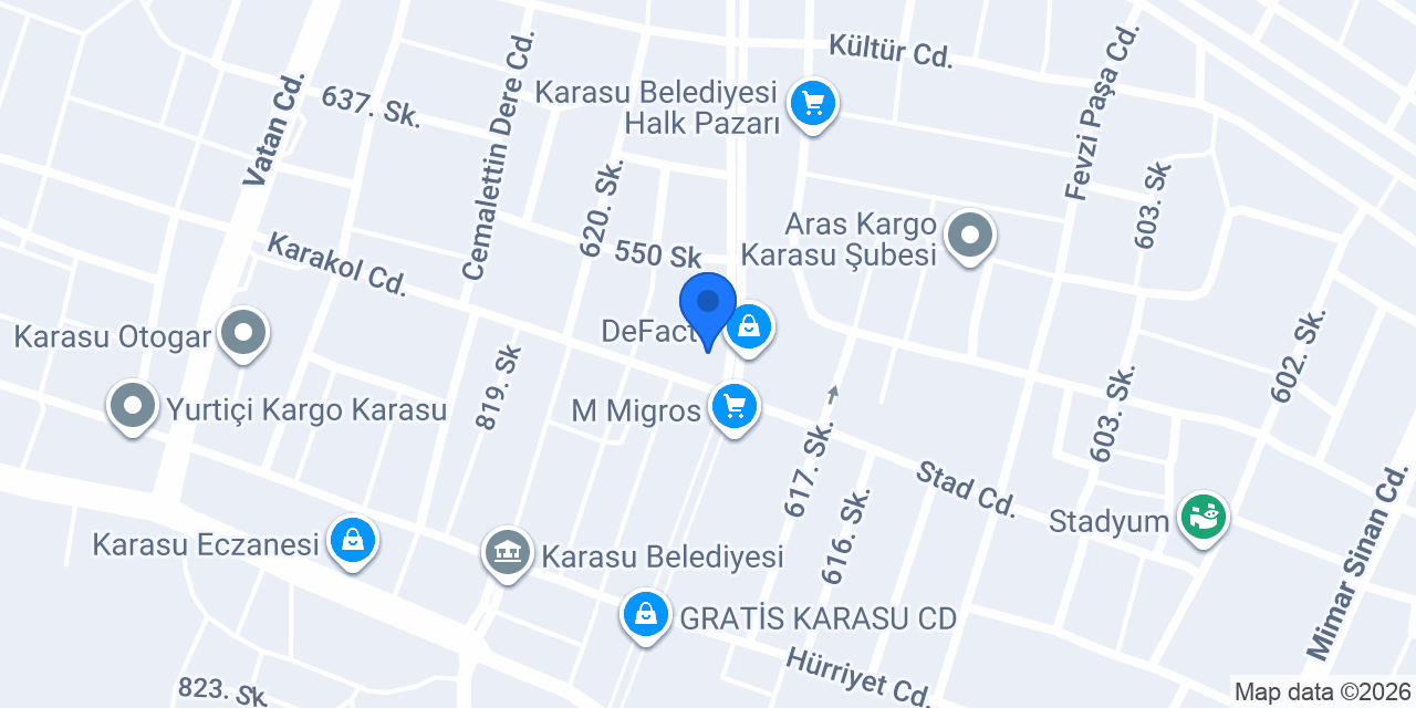 ANTEPCE KADAYIF KARASU konumu