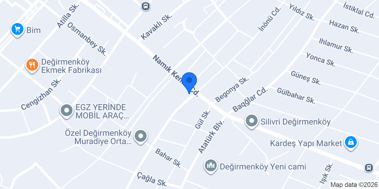 Efe yapı inşaat malzemeleri ve kepçe konumu