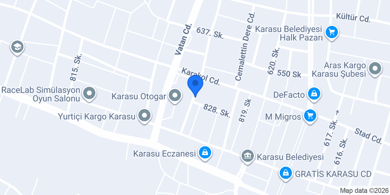 Üçkar mühendislik konumu
