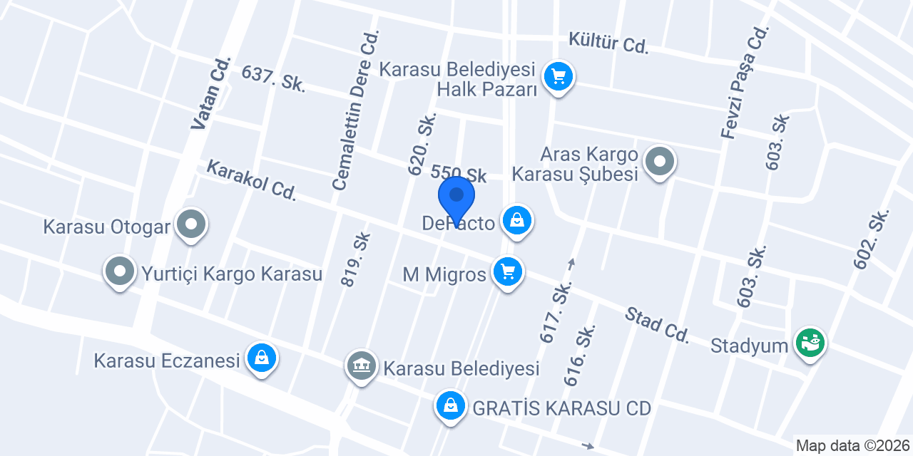 Coşkun otel konumu