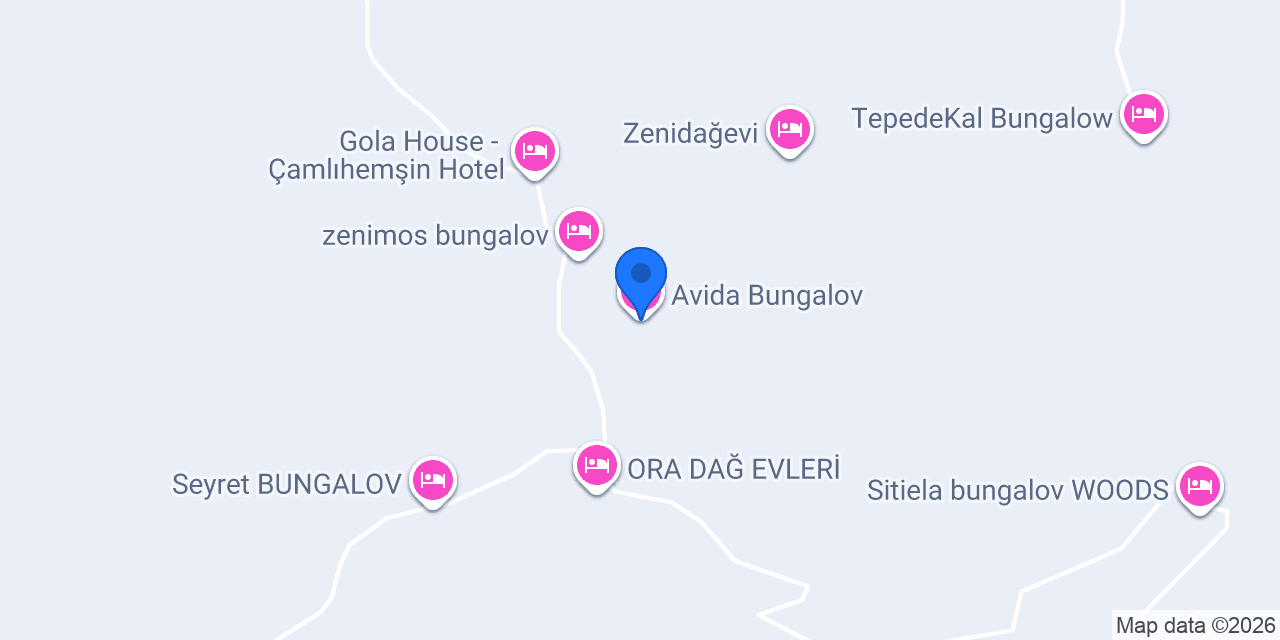 Avida Bungalov konumu