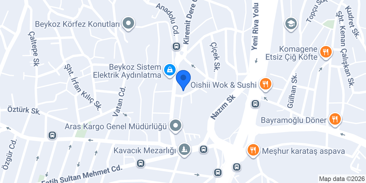Nur Yapı Kavacık Şube konumu