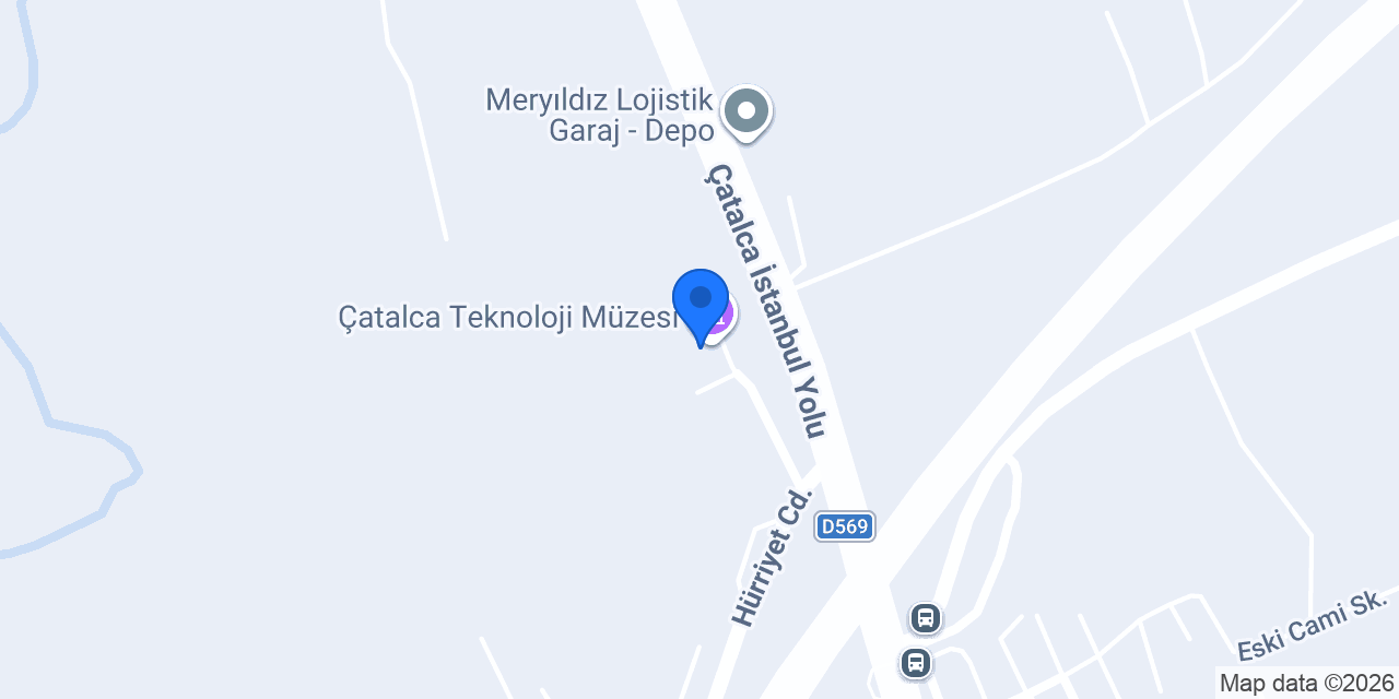Çatalca Teknoloji Müzesi konumu