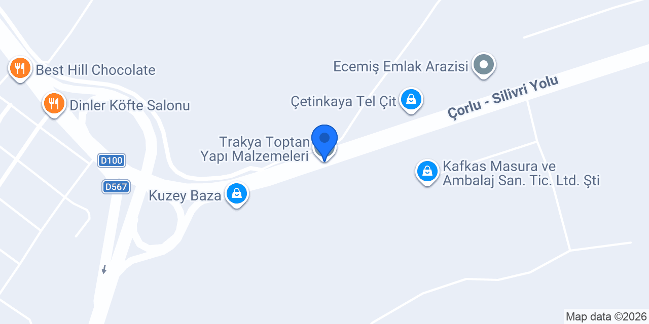 TRAKYA TOPTAN YAPI MALZ.SAN.VE TİC. LTD.ŞTİ. konumu