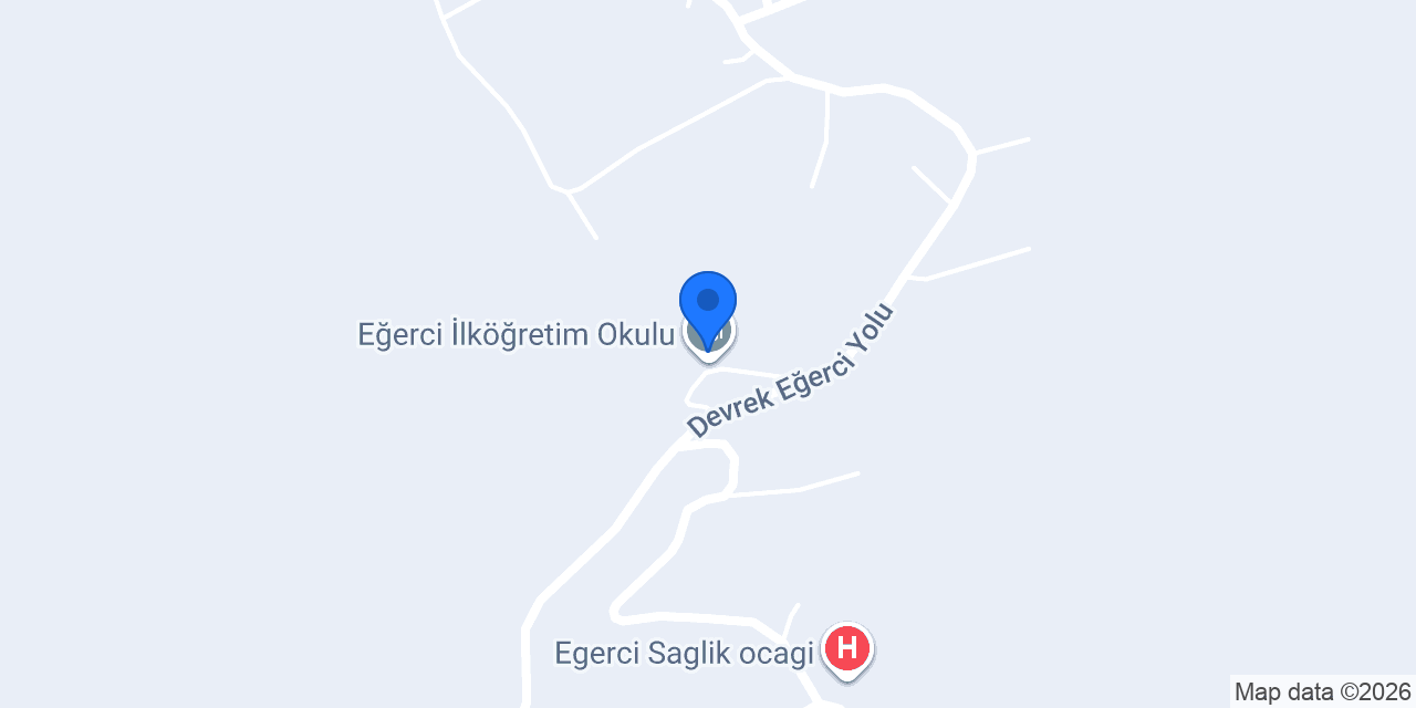 Eğerci İlköğretim Okulu konumu