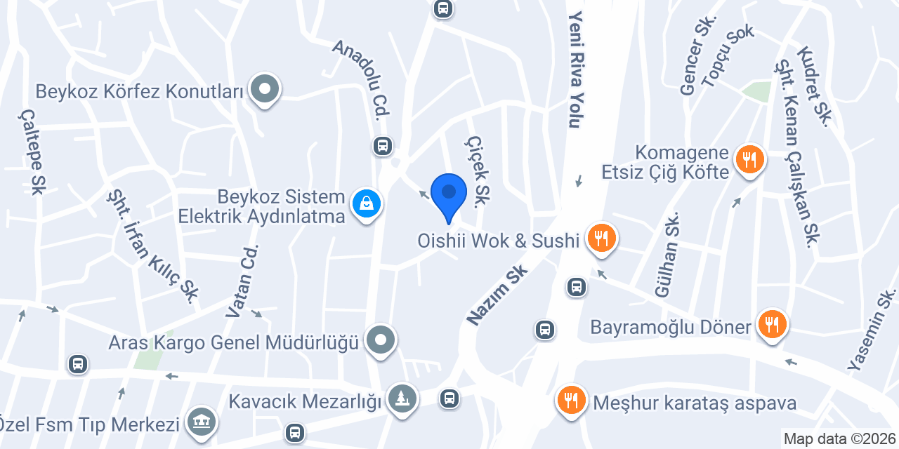 Beyoğlu Otomotiv konumu