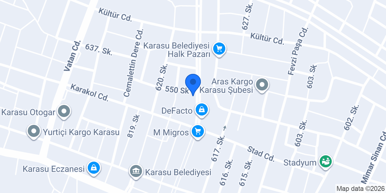 Kuaför Sami Karasu konumu