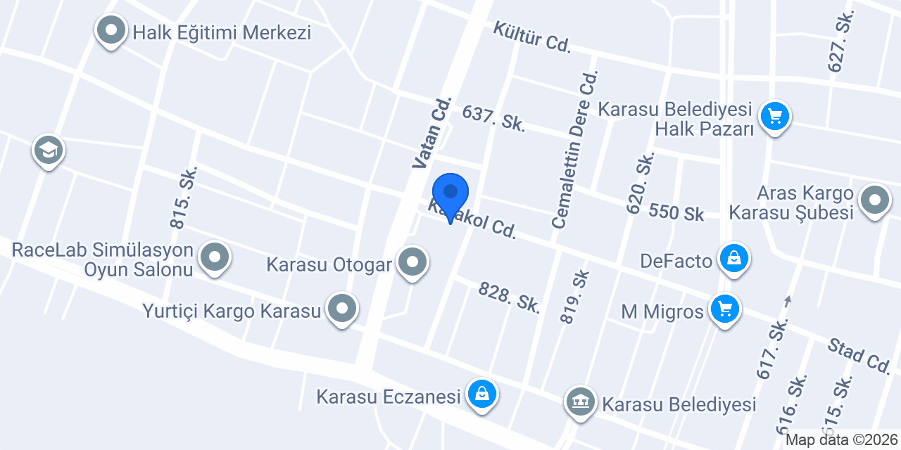 PT LASTİK-Uysal Petrol konumu