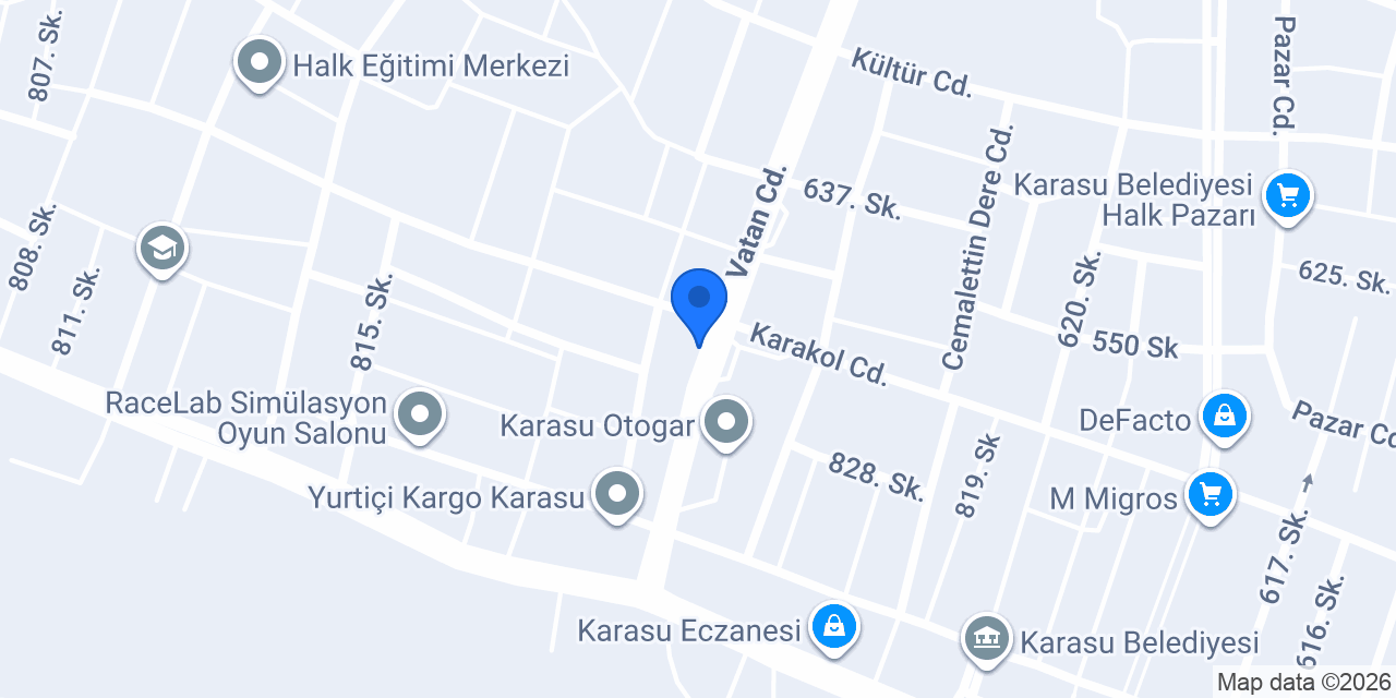 ÇETİNLER ELEKTRİK konumu