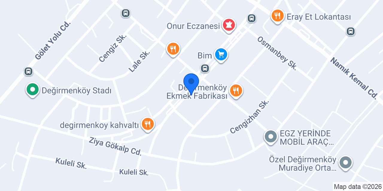 YÖREM PİDE LAHMACUN VE LAVAŞ konumu