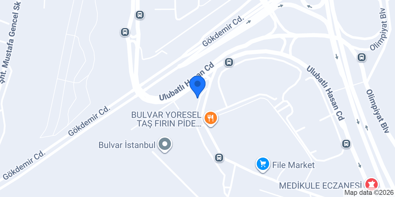 Bulvar Lale Sürücü Kursu konumu