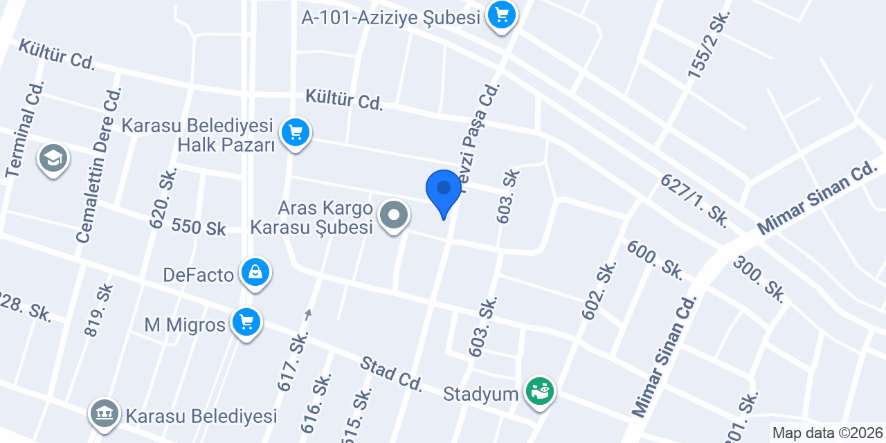 Özel Karasu Sağlık Kabini konumu