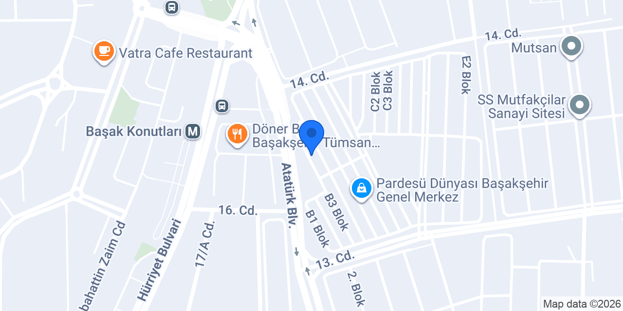 Başakşehir Fayans Seramik ve Karolam konumu
