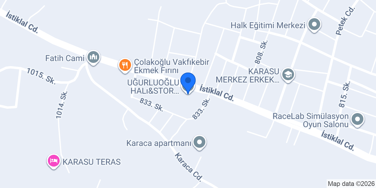 UĞURLUOĞLU HALı&STOR YıKAMA FABRİKASI konumu